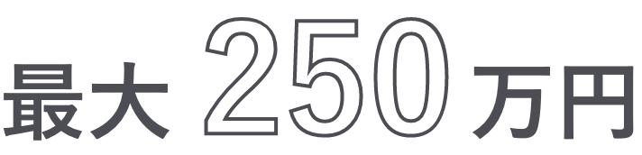 最大250万円